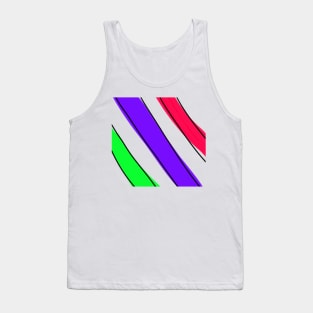 Colorful watercolor abstract art Tank Top